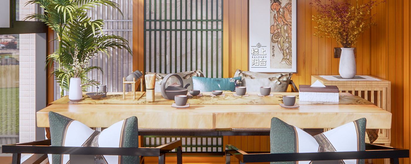 茶室陽(yáng)臺(tái)案例